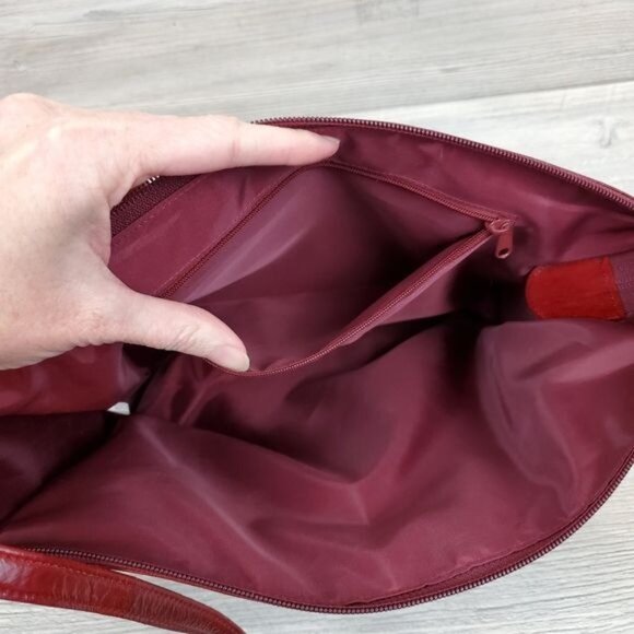 Vintage Eel skin quilted zip top cross body bag - Picture 5 of 13